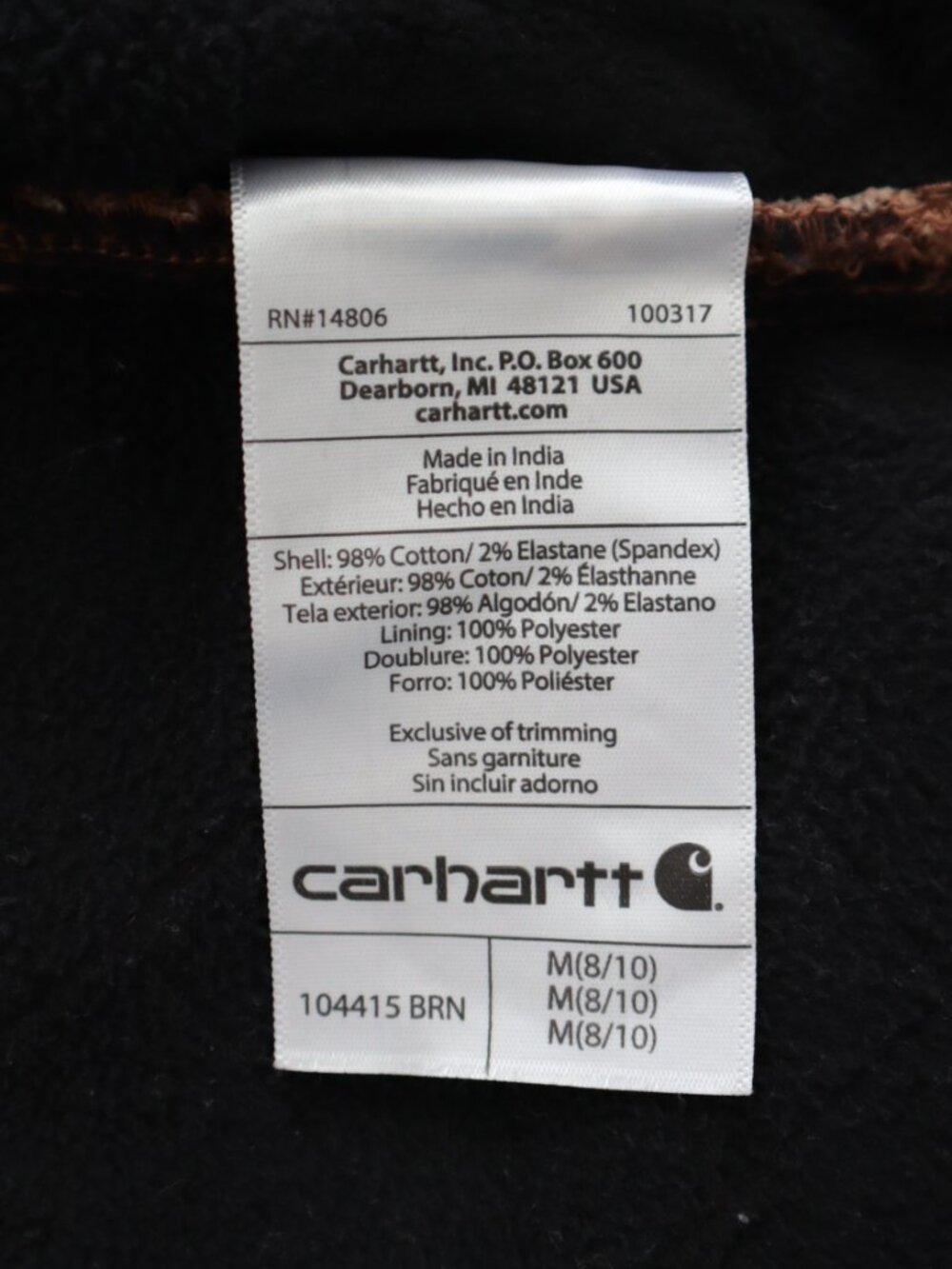 Carhartt Relaxed Fit Canvas Chore Coat | M - Picture 4 of 6